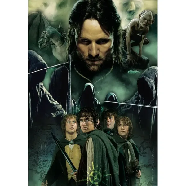 Der Herr der Ringe: Aragorns Reise 1000-teiliges Puzzle - Clementoni Bild 2