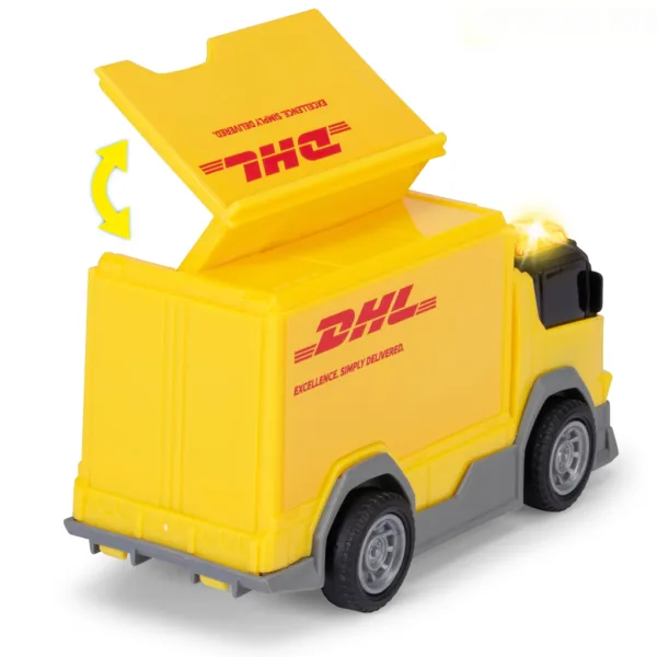 DHL Paketlieferwagen mit Licht- und Soundeffekten 15 cm - Dickie Toys Bild 2