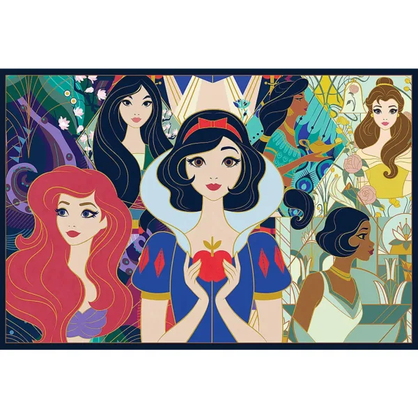 Disney bezaubernde Prinzessinnen 2x200 Teile Puzzle - Trefl Bild 3