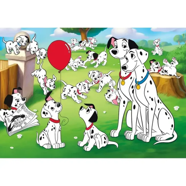 Disney-Klassiker: 101 Dalmatiner 24-teiliges Maxi Supercolor Puzzle - Clementoni Bild 2