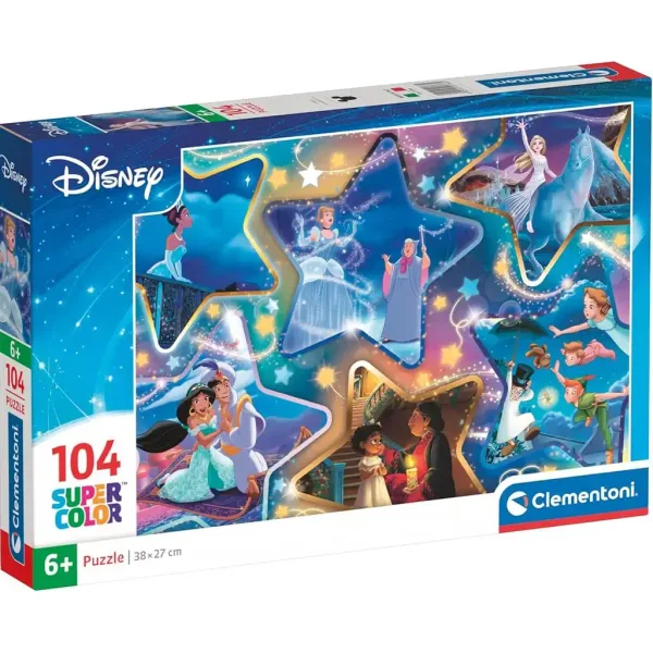 Disney Magische Momente 104-teiliges Supercolor Puzzle - Clementoni Bild 1