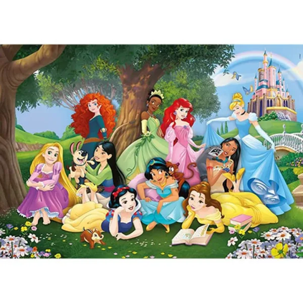 Disney Prinzessinnen 104-teiliges Super Color Puzzle - Clementoni Bild 2