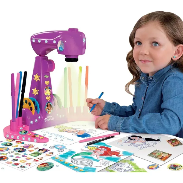 Disney-Prinzessinnen-Projektor-Malset - Lisciani Bild 2