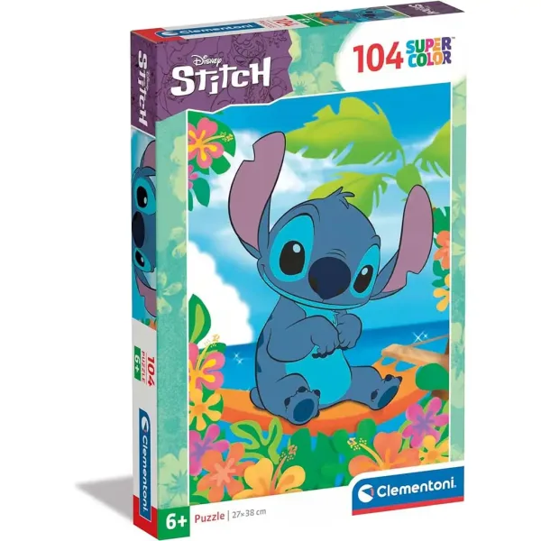 Disney Stitch 104-teiliges Supercolor Puzzle - Clementoni Bild 1