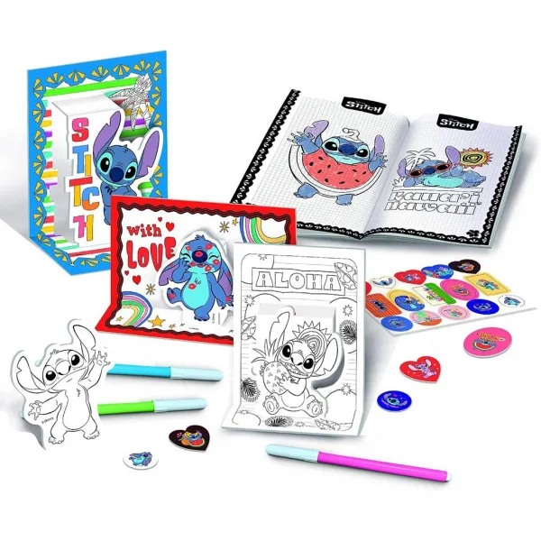 Disney Stitch Zeichenschule im Rucksack - Lisciani Bild 2