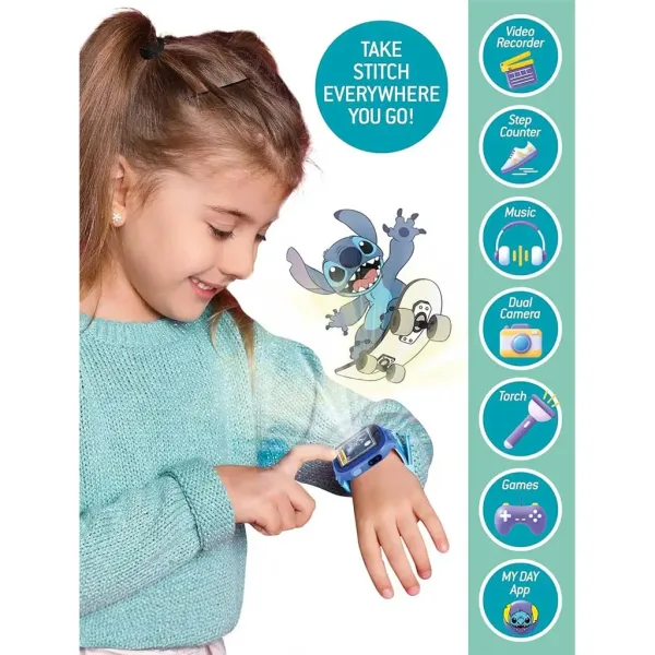 Disney Stitch Smartwatch mit Muster – Lisciani Bild 3