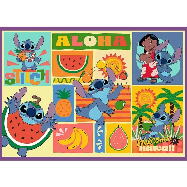 Disney: Wundervoller Stitch 4x250-teiliges Puzzle - Trefl Bild 3