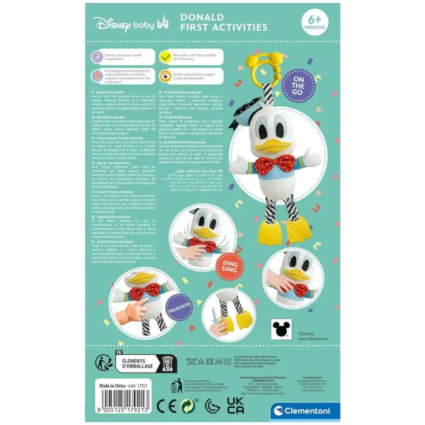 Disney Donald Duck weiches Plüsch-Babyspielzeug - Clementoni Bild 3