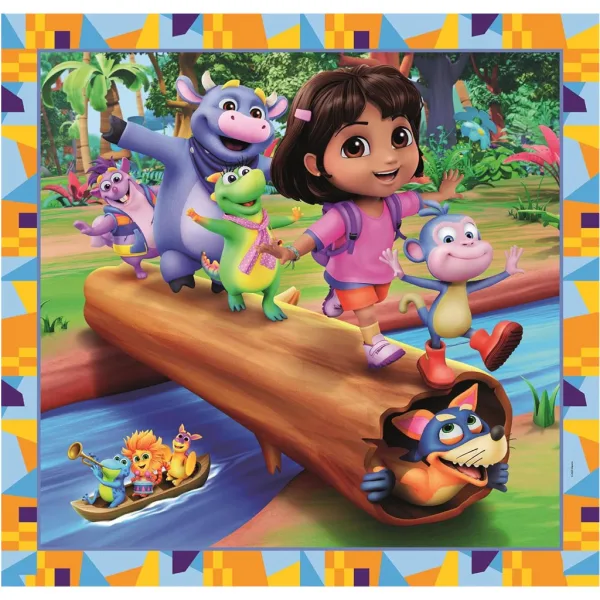 Dora die Entdeckerin 3x48 Teile Supercolor Puzzle - Clementoni Bild 3