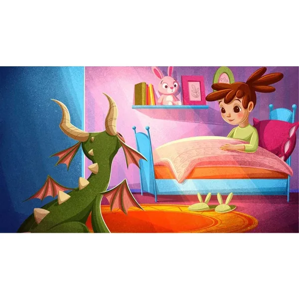 Drachenmärchen Diafilm Bild 2