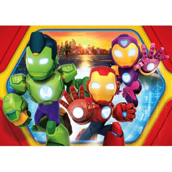 Eisenmann und sein super Team 24-teiliges Maxi-Puzzle - Clementoni Bild 2