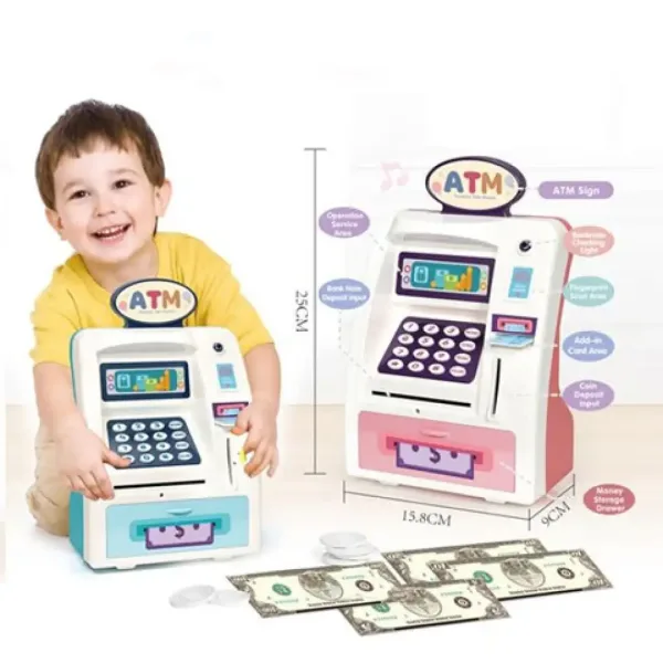 Elektrischer Baby-Geldautomat mit Licht und Ton Bild 2