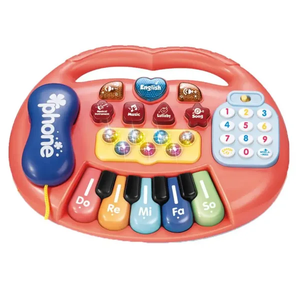 Elektrisches Baby-Klavier mit Licht und Ton, in zwei Varianten, 1 Stück Bild 2