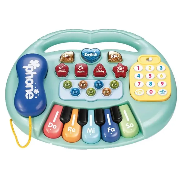 Elektrisches Baby-Klavier mit Licht und Ton, in zwei Varianten, 1 Stück Bild 3