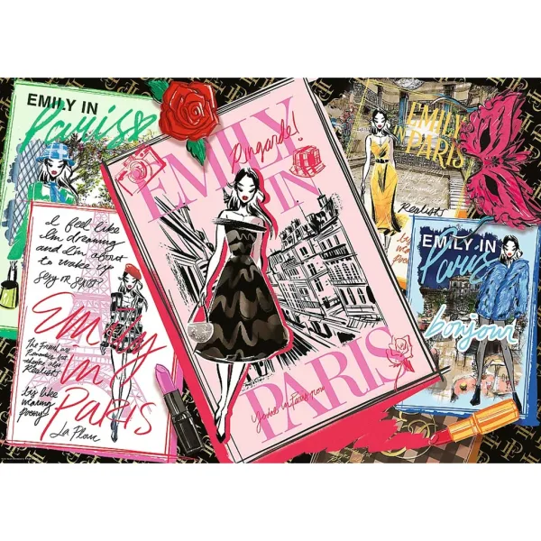 Emily in Paris: Modezeitschriften 1000-teiliges Puzzle – Trefl Bild 2