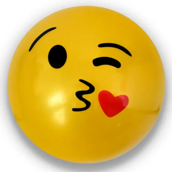 Emoji-Muster-Gummiball in verschiedenen Ausführungen, 23 cm Bild 2