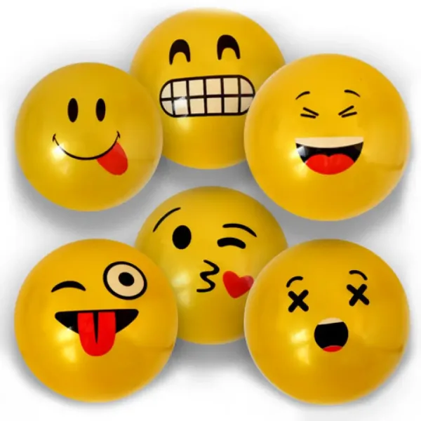 Emoji-Muster-Gummiball in verschiedenen Ausführungen, 23 cm Bild 7