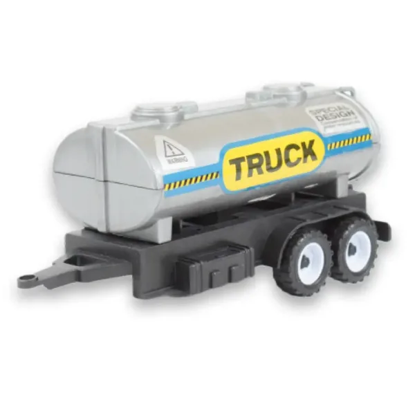 Engineering Truck: 2-teiliges Arbeitsmaschinenset mit Traktoren, Tankanhänger und Fass Bild 3