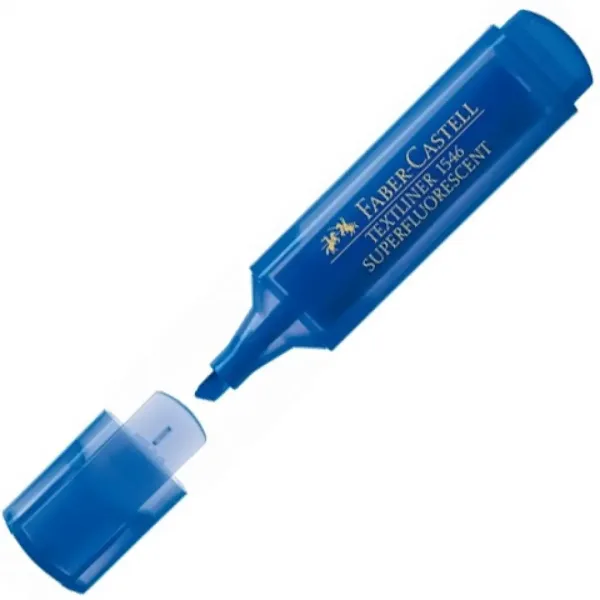 Faber-Castell: Superfluorescent Textmarker Blau Bild 1