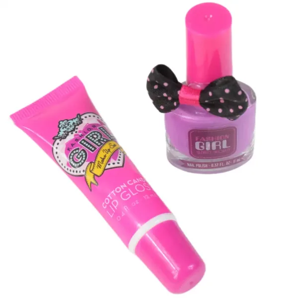 Fashion Girl: Großes Schminkset mit Haarkreide, Lipgloss und Accessoires Bild 3