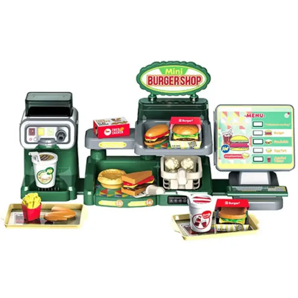 Fast-Food-Restaurant-Spielset mit Licht und Ton, 35-teilig Bild 2