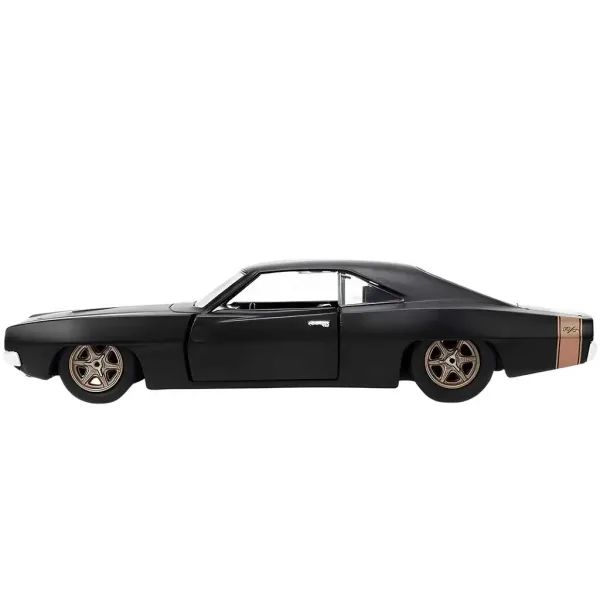 Fast & Furious: Dom Toretto Dodge Charger R/T 1970 & Dodge Charger Widebody 1968 Metallauto 2er-Pack 1/32 Maßstab 13cm - Jada Toys Bild 4
