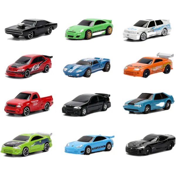 Fast & Furious Nano Hollywood Rides Spielzeugautos Überraschungspaket 1 Stück – Jada Toys Bild 2