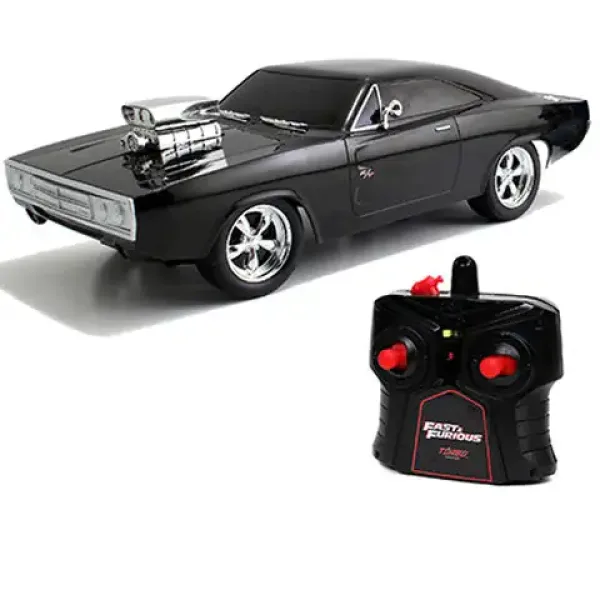 Fast & Furious: RC Doms Dodge Charger R/T ferngesteuertes Auto 1/24 - Simba Toys Bild 2