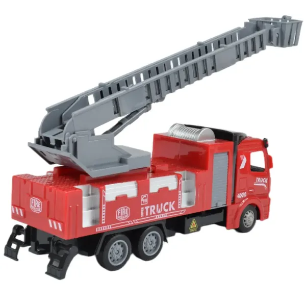 Feuerwehrwagen: Rückzieh-Feuerwehrauto-Set, 3 Stück Bild 7
