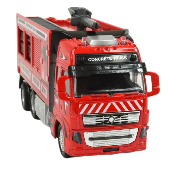 Feuerwehrwagen: Schwungrad-Kran-Feuerwehrfahrzeug mit Licht und Ton 20cm Bild 5