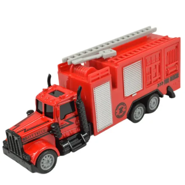Fire Squad: Feuerwehrauto mit Schwungrad-Design in zwei Varianten, 1 Stück Bild 7