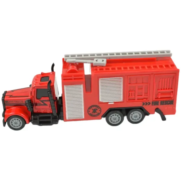 Fire Squad: Feuerwehrauto mit Schwungrad-Design in zwei Varianten, 1 Stück Bild 8