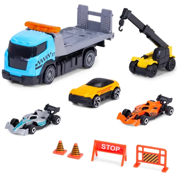 Formula Racer Rennwagen Set mit Transportfahrzeug in zwei Varianten 1 Stück – Dickie Toys Bild 2