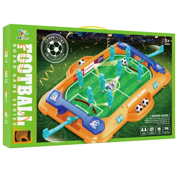 Football: Tischfußball-Spielset mit Federspielern 37 x 21 cm Bild 3