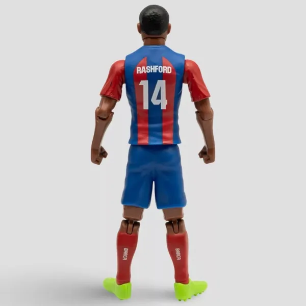 Fußballspieler Actionfigur, 20 cm - FC Barcelona, Rashford im Trikot mit der Nummer 14 Bild 3
