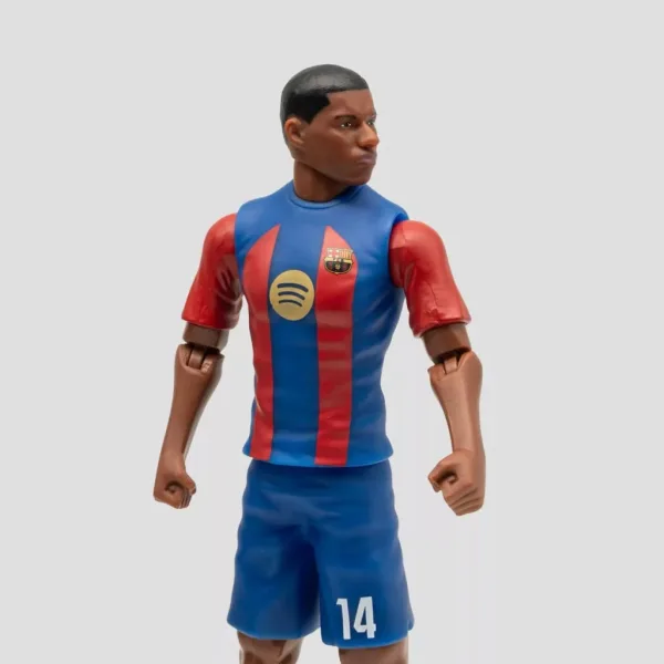 Fußballspieler Actionfigur, 20 cm - FC Barcelona, Rashford im Trikot mit der Nummer 14 Bild 4