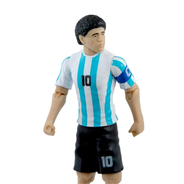 Fußballspieler Actionfigur, 20cm - Argentinien Maradona im Trikot mit der Nummer 10 Bild 2