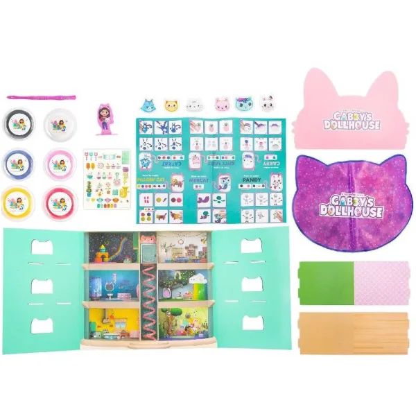 Gabi Puppenhaus: Knetset mit zusammenbaubarem Puppenhaus Bild 2