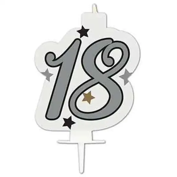 Geburtstagszahlkerze - Nummer 18 Bild 1