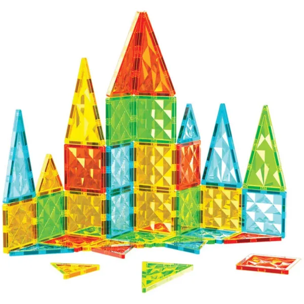 Geomag Magnetic Tiles Gems magnetisches Bauspielzeug 44-teilig Bild 2
