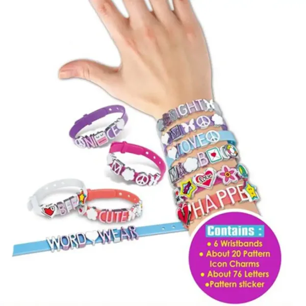 Girl's Creator Armbandherstellungsset mit Buchstabenperlen Bild 2