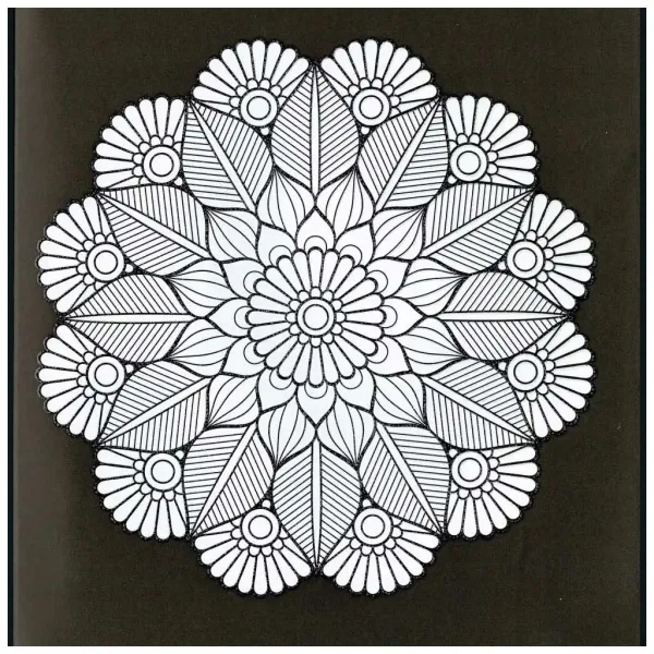 Glänzende Malbücher - Mandalas Bild 3