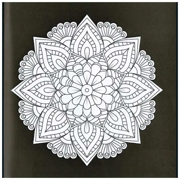 Glänzende Malbücher - Mandalas Bild 4