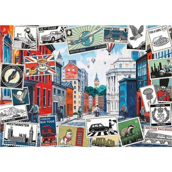 Grüße aus London – 500 Teile Creative Puzzle – Trefl Bild 2