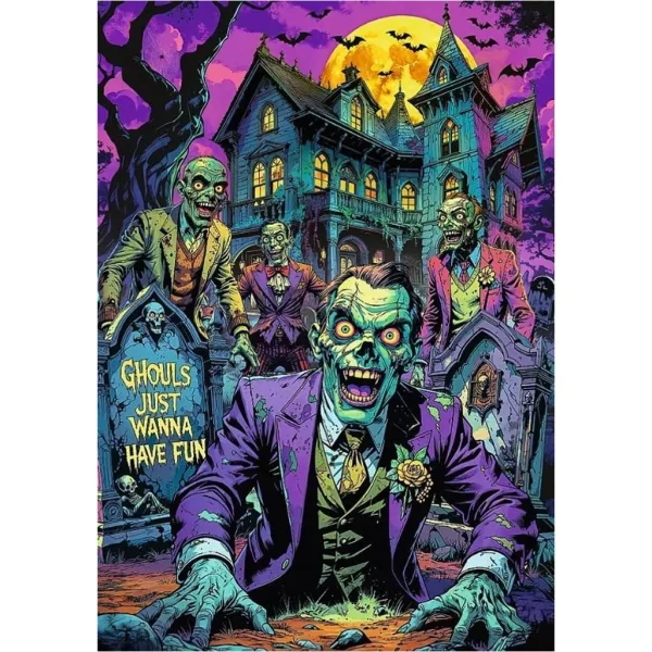 Hall of Horror: Zombies 1000-teiliges Premium Plus Puzzle - Trefl Bild 2