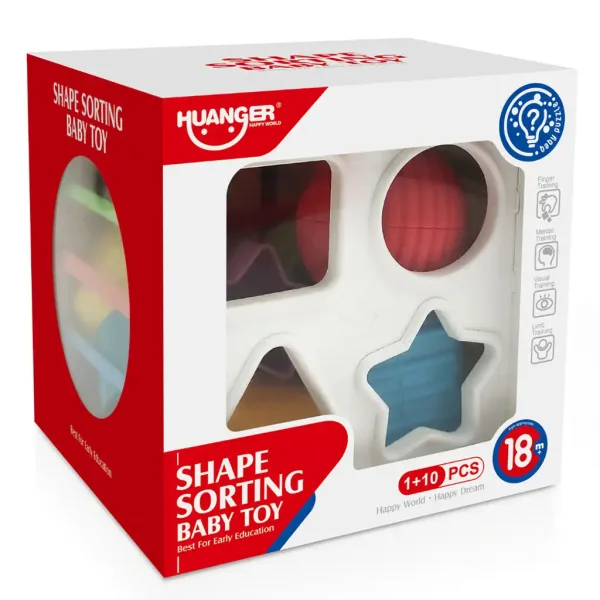 Happy World: Fröhliches Formensortierset, 10-teiliges Set Bild 3