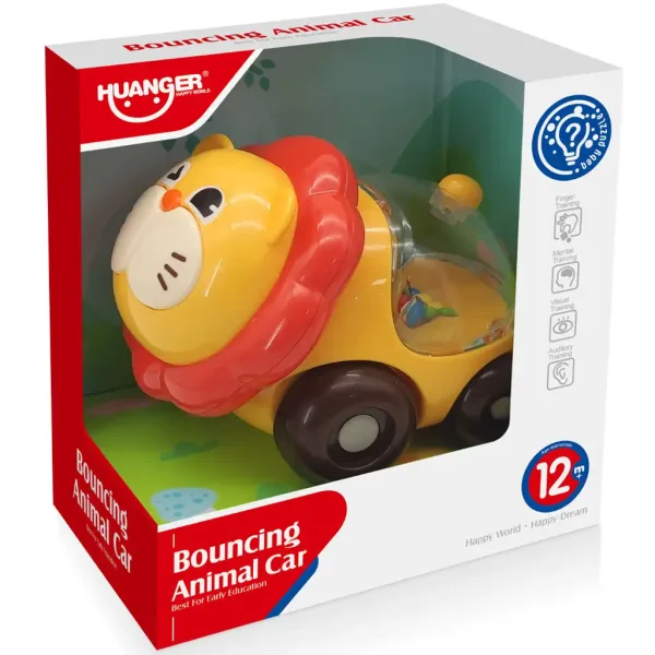 Happy World: Rollender Rassel-Löwe 11cm Bild 3
