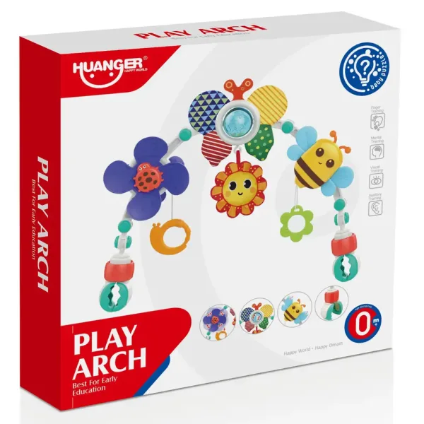 Happy World: Süße Tiere Spielbogen für das Babybett Bild 4