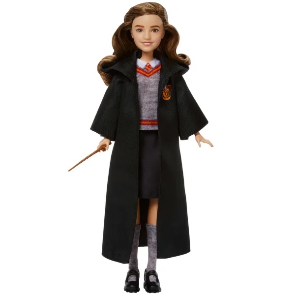 Harry Potter: Hermione Granger Puppe im Umhang mit Zauberstab - Mattel Bild 2
