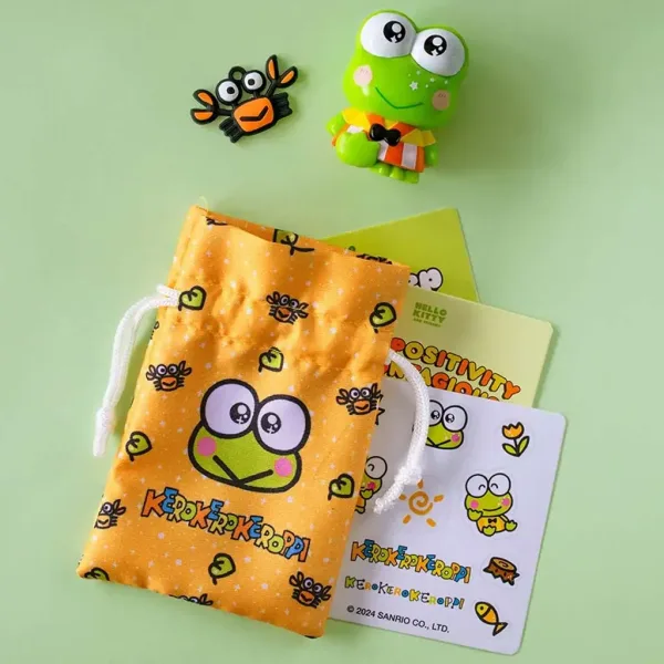 Hello Kitty: Keroppi Figur im Box mit Zubehör 6cm Bild 3